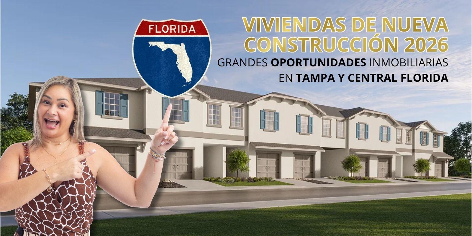 ­Viviendas de nueva construcción en Florida en 2026: una de las grandes oportunidades inmobiliarias en Tampa y Central Florida